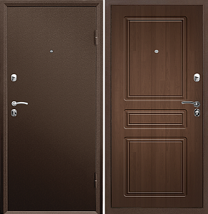 Дверь металлическая Б4 ПРАКТИК + MDF 2066/980/104 R/L