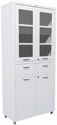 Шкаф медицинский металлический Hilfe МД 2 1780 R-1